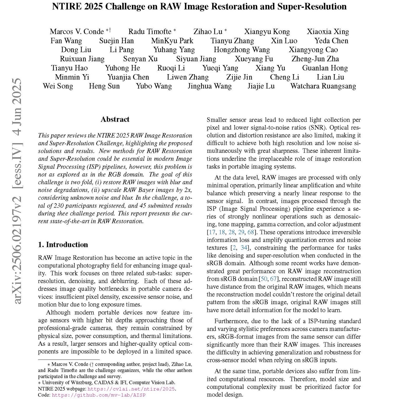 NTIRE 2025 report cover